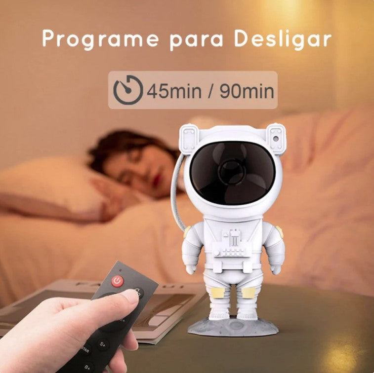 Projetor Estelar com Astronauta e Timer