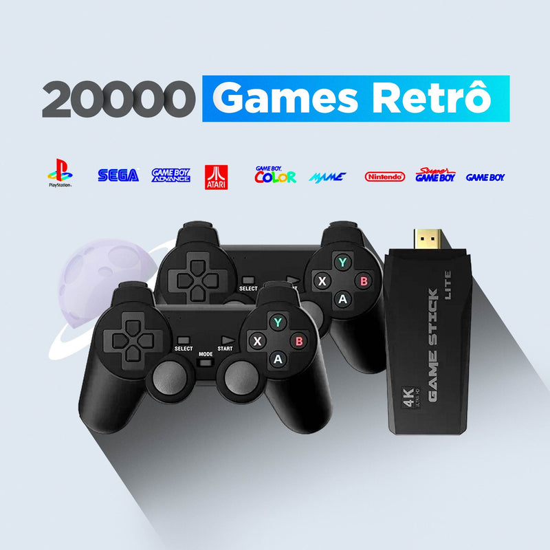 Game Stick Retrô  - 20 Mil Jogos